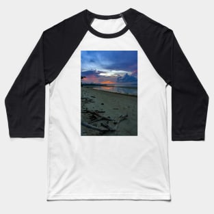 sunset on the beach Baseball T-Shirt